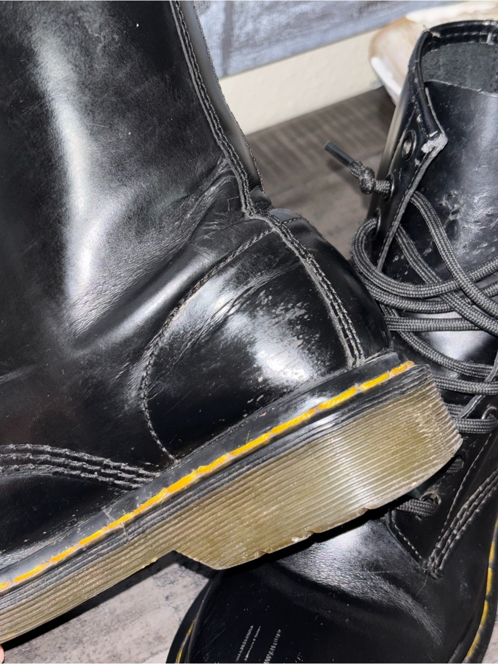 Dr. Martens Shoes | 1460 lace up
Boot In Black Wonens SZ 7 - Picture 5 of 12